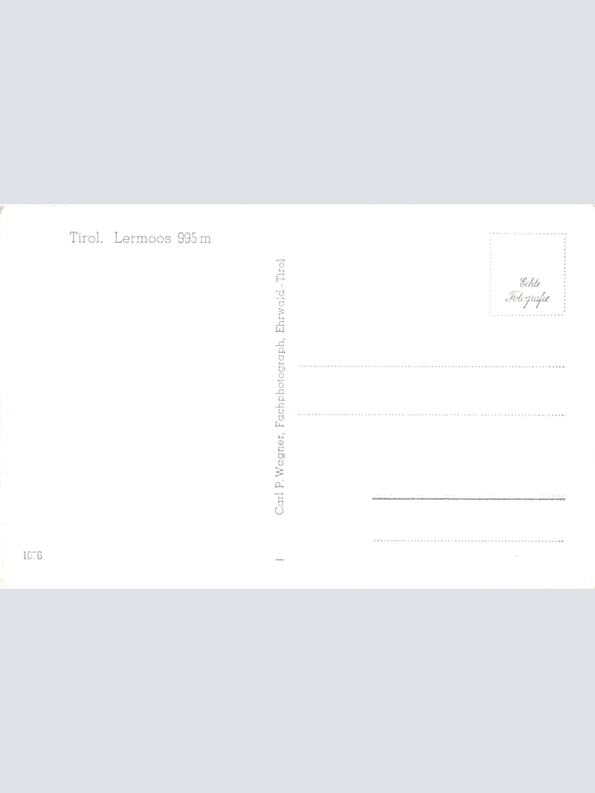 AK aus Lermoos Tirol (6930)