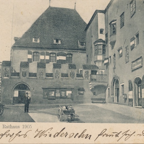 AK aus Hall Rathaus Tirol (6925)
