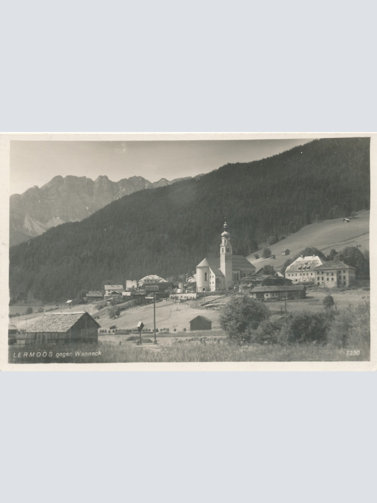 AK aus Lermoos gegen Wanneck Tirol (6960)