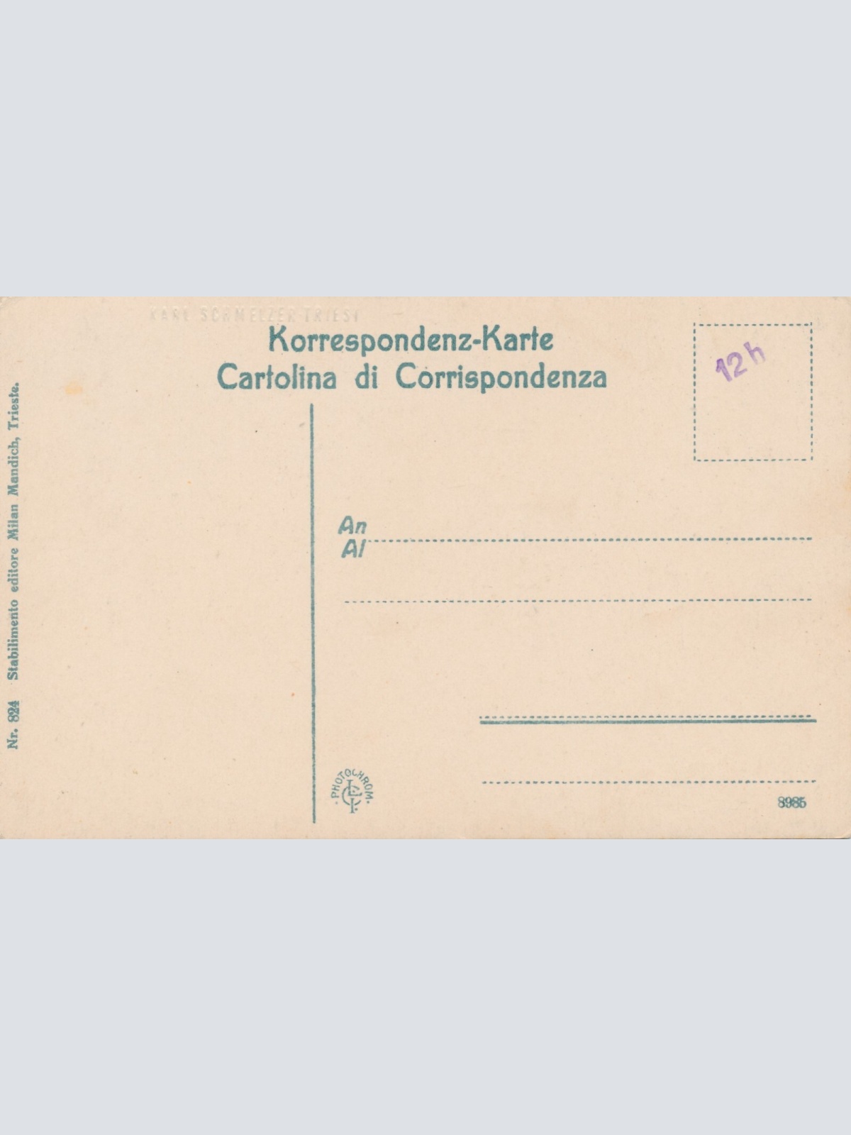 AK aus Triest - Trieste Piazza della Borsa Italien (6727)