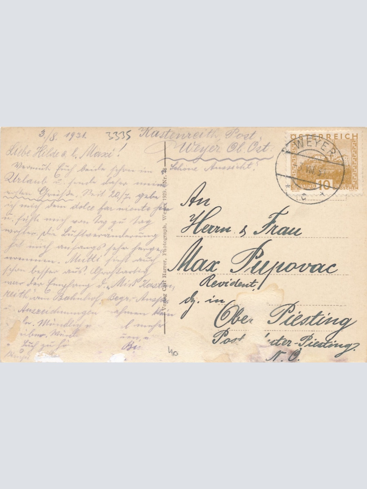 AK aus Weyer an der Enns Oberösterreich (6728)