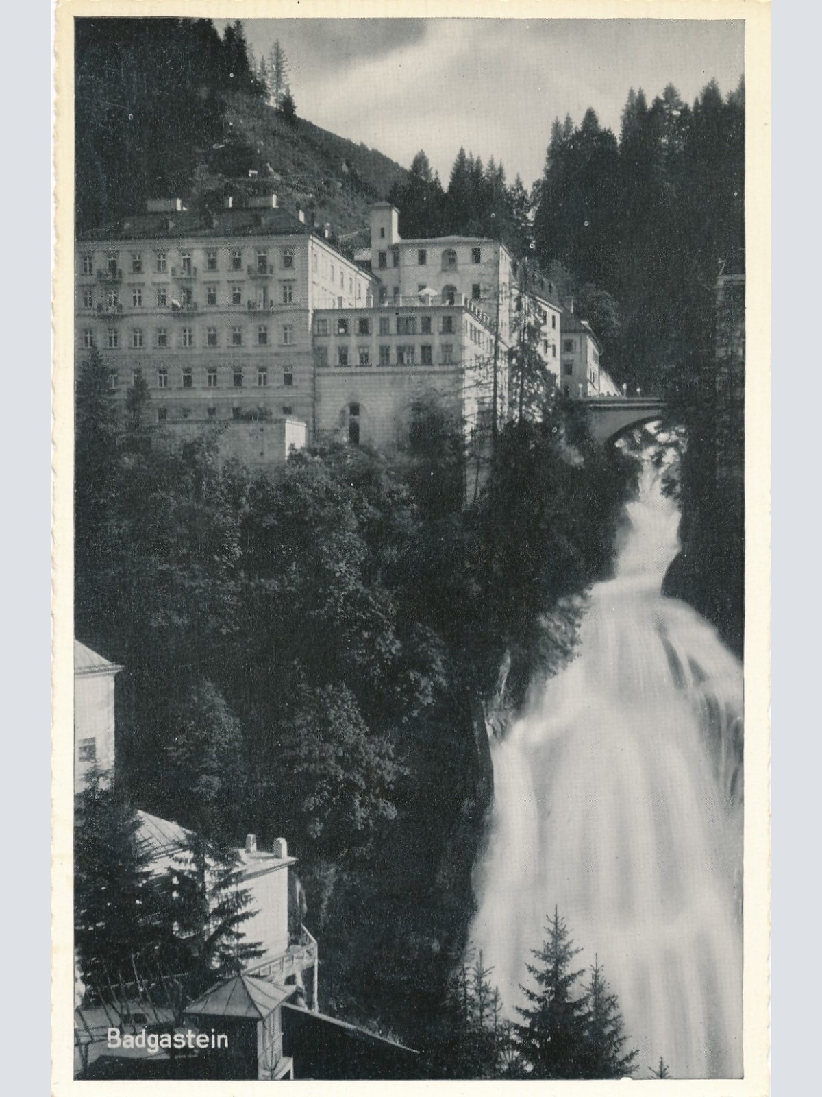 AK von einem Wasserfall Bad Gastein (7335)