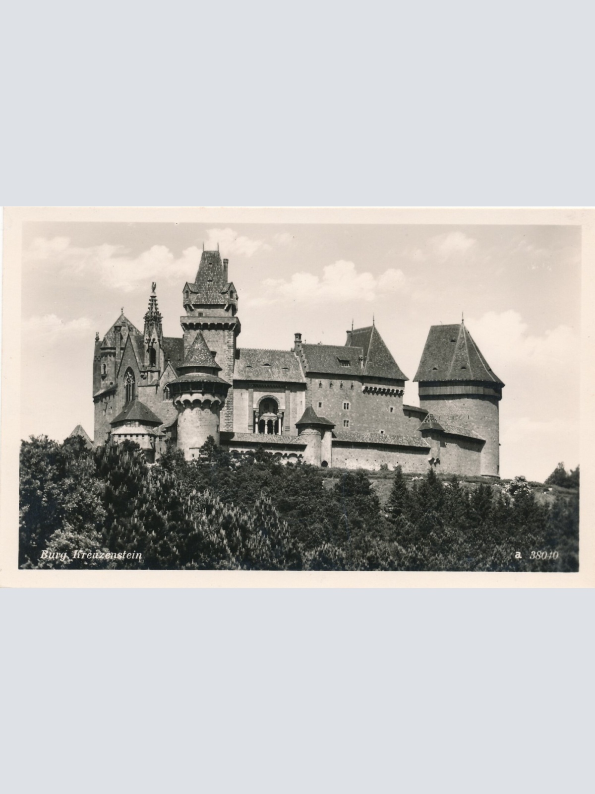 AK von der Burg Kreuzenstein Niederösterreich (7412)