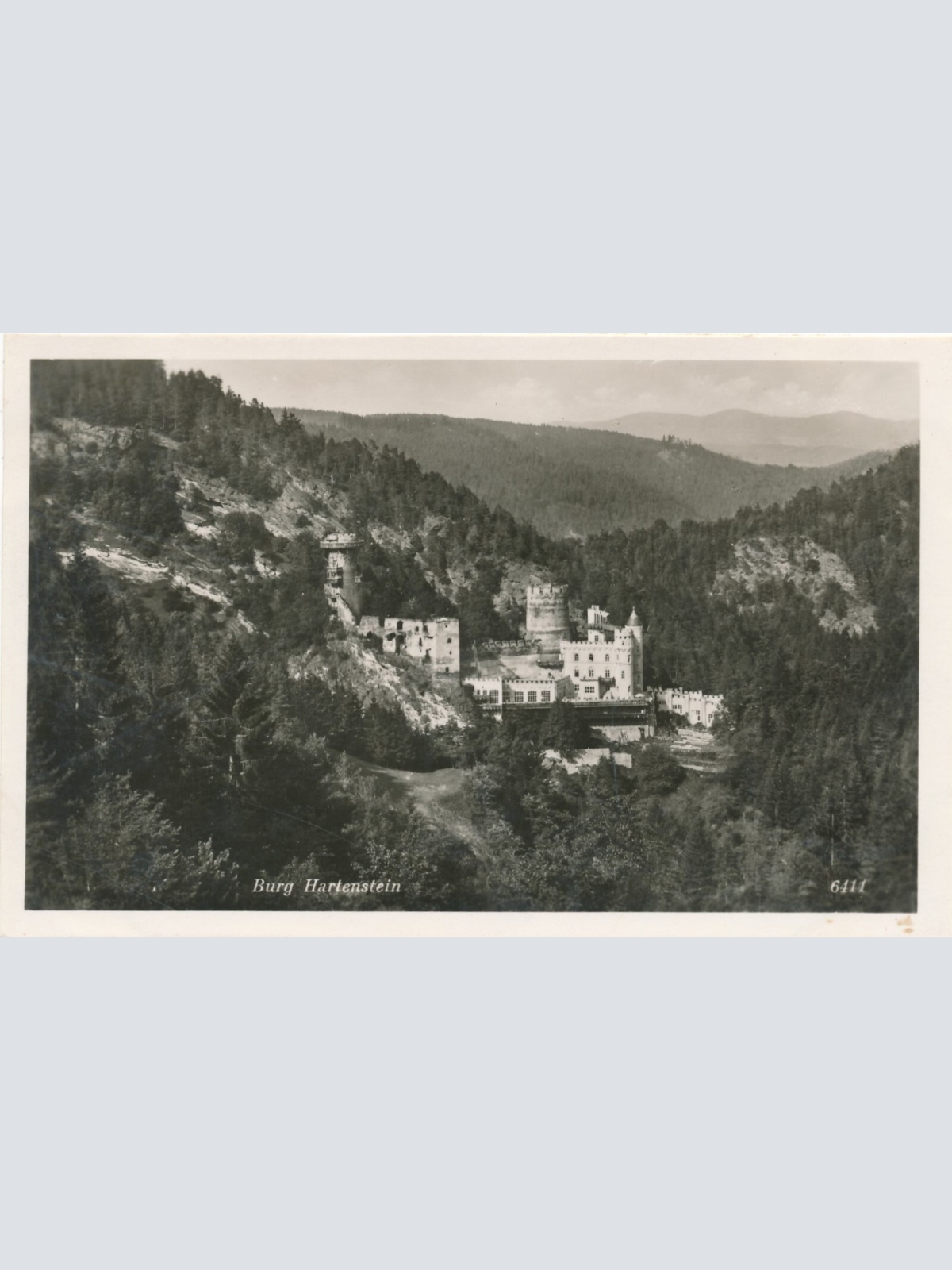 AK von der Burg Hartenstein Niederösterreich (7414)