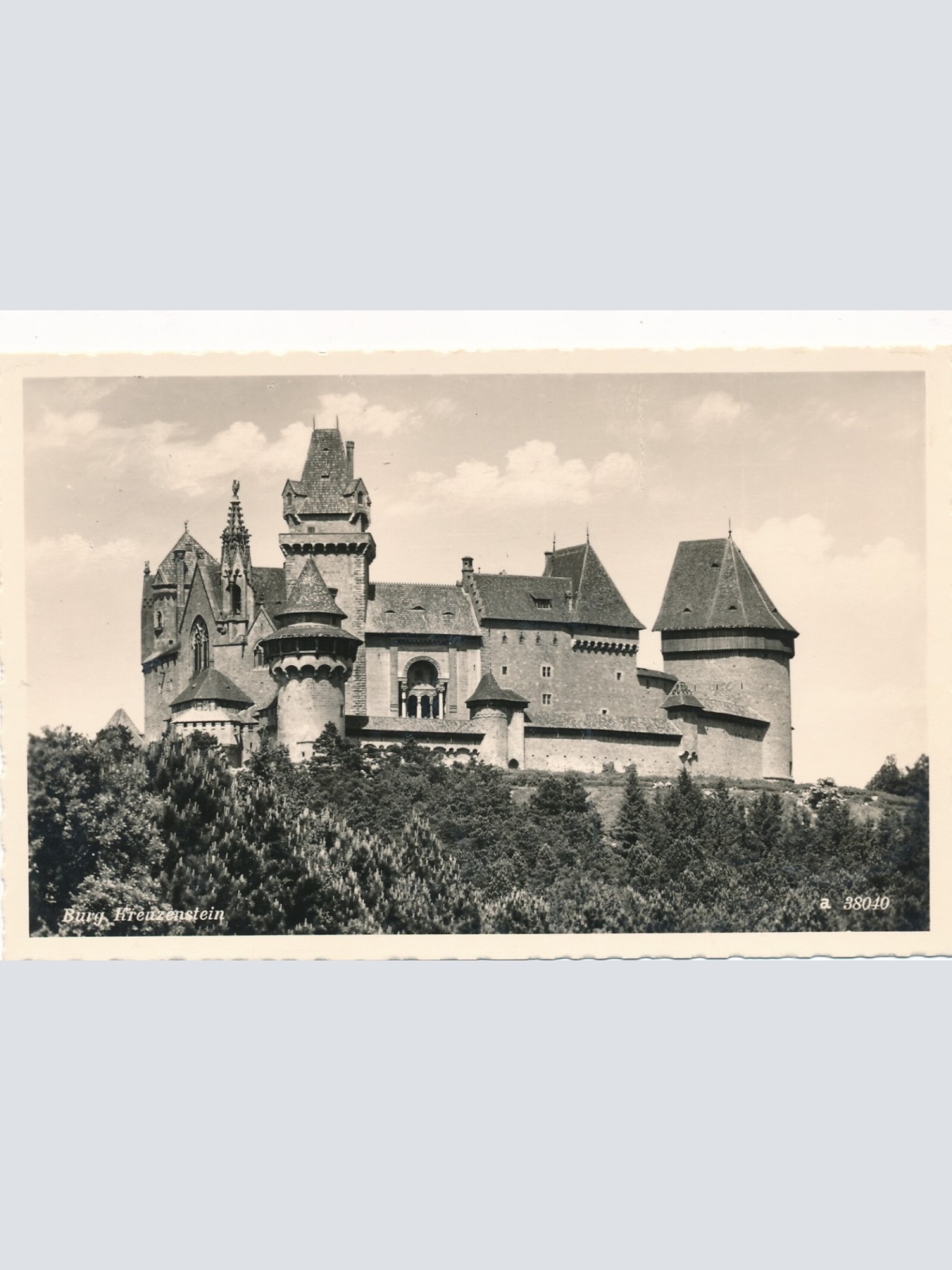 AK von der Burg Kreuzenstein Niederösterreich (7418)