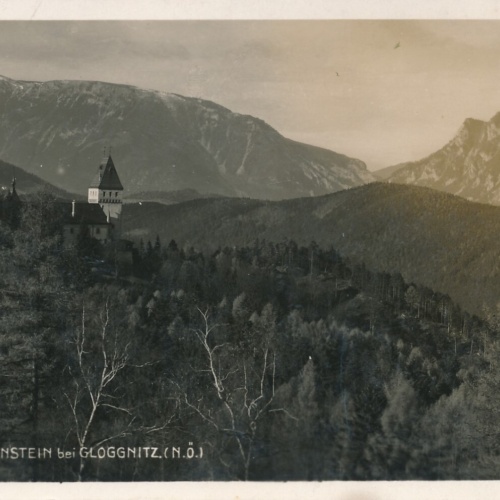 AK vom Schloss Wartenstein bei Gloggnitz Niederösterreich (7408)