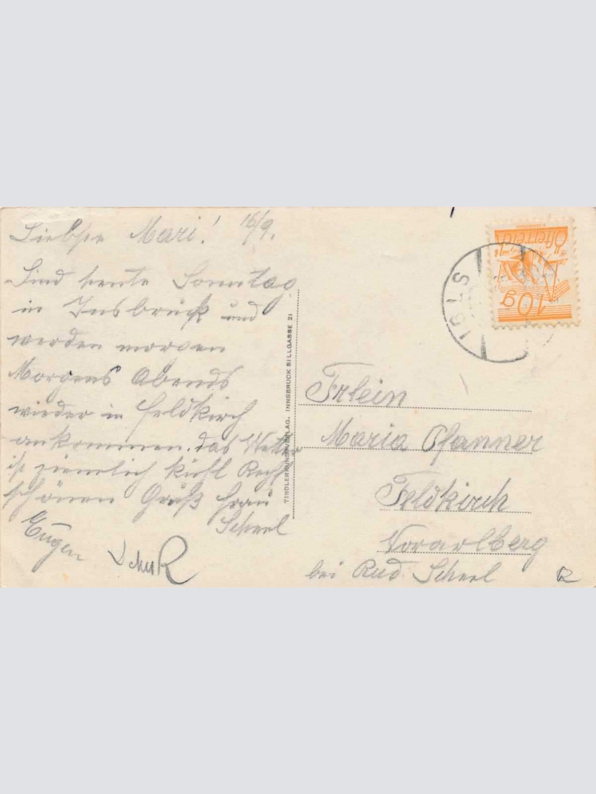 AK aus Innsbruck Berg Isel Tirol (6462)