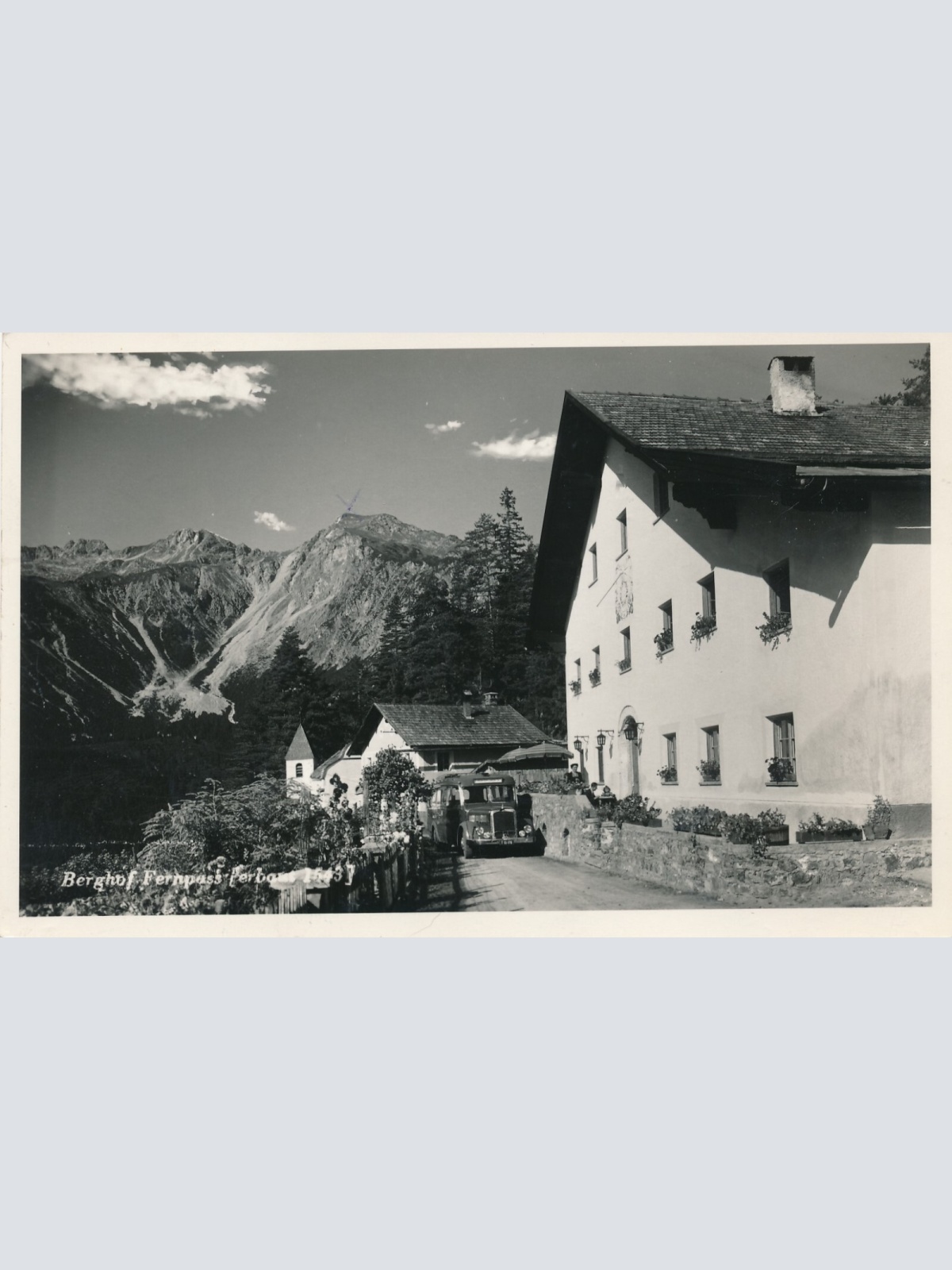 AK aus Berghof Fernpass Perbaut Tirol (6461)