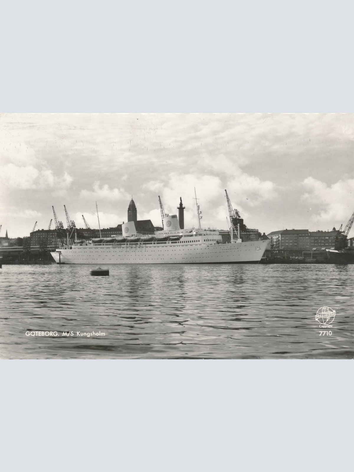 AK Schiffe Dampfschiff Maritim Göteborg M/S Kungsholm (6711)