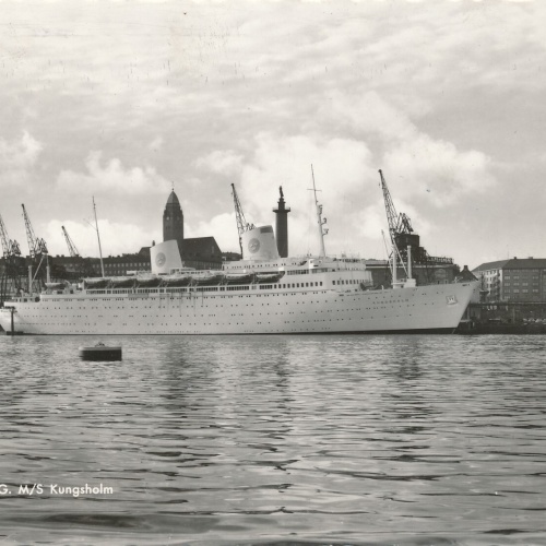 AK Schiffe Dampfschiff Maritim Göteborg M/S Kungsholm (6711)
