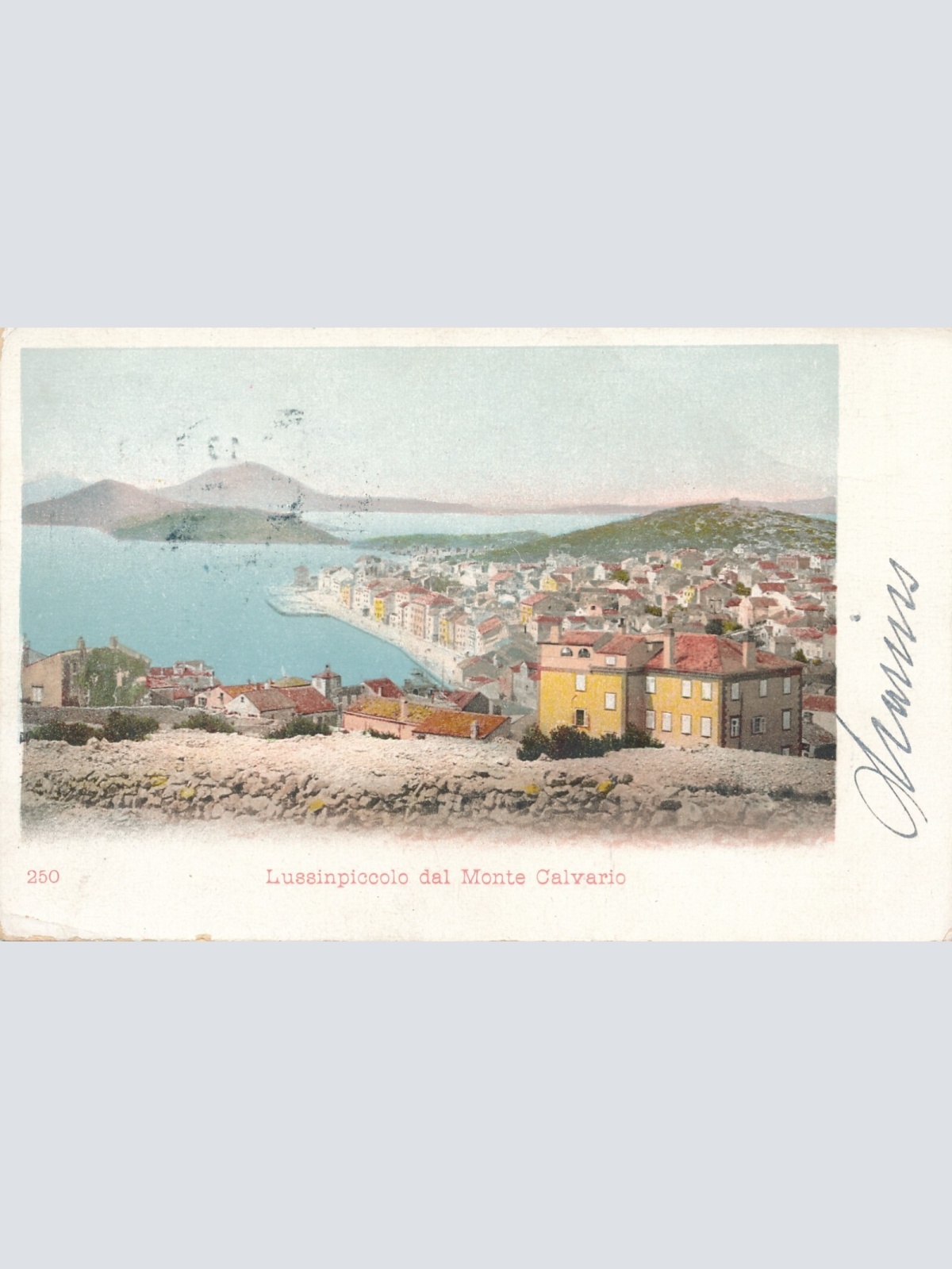 AK aus Lussinpiccolo dal Monte Calvario Kroatien (7284)