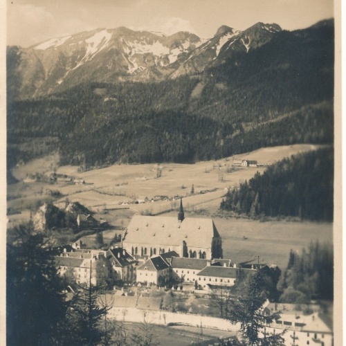 AK aus Neuberg mit Schneealpe Steiermark (7305)