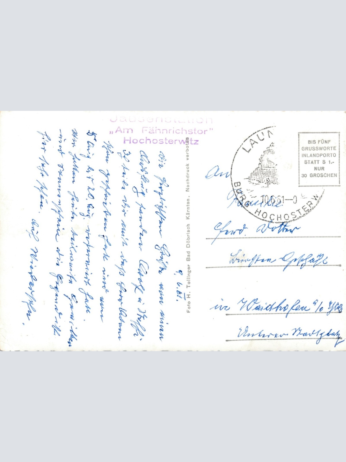 AK von der Burg Hochosterwitz Kärnten (7488)