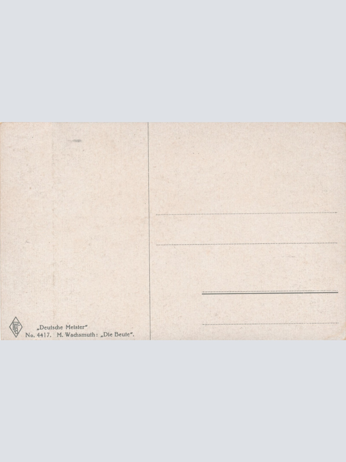 Künstlerische Sagen und Legenden Karte Die Beute Frau mit Kentaur Zentaur (6504)