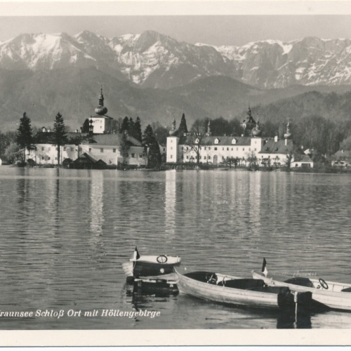 AK aus Gmunden mit Schloß Ort Oberösterreich (7440)