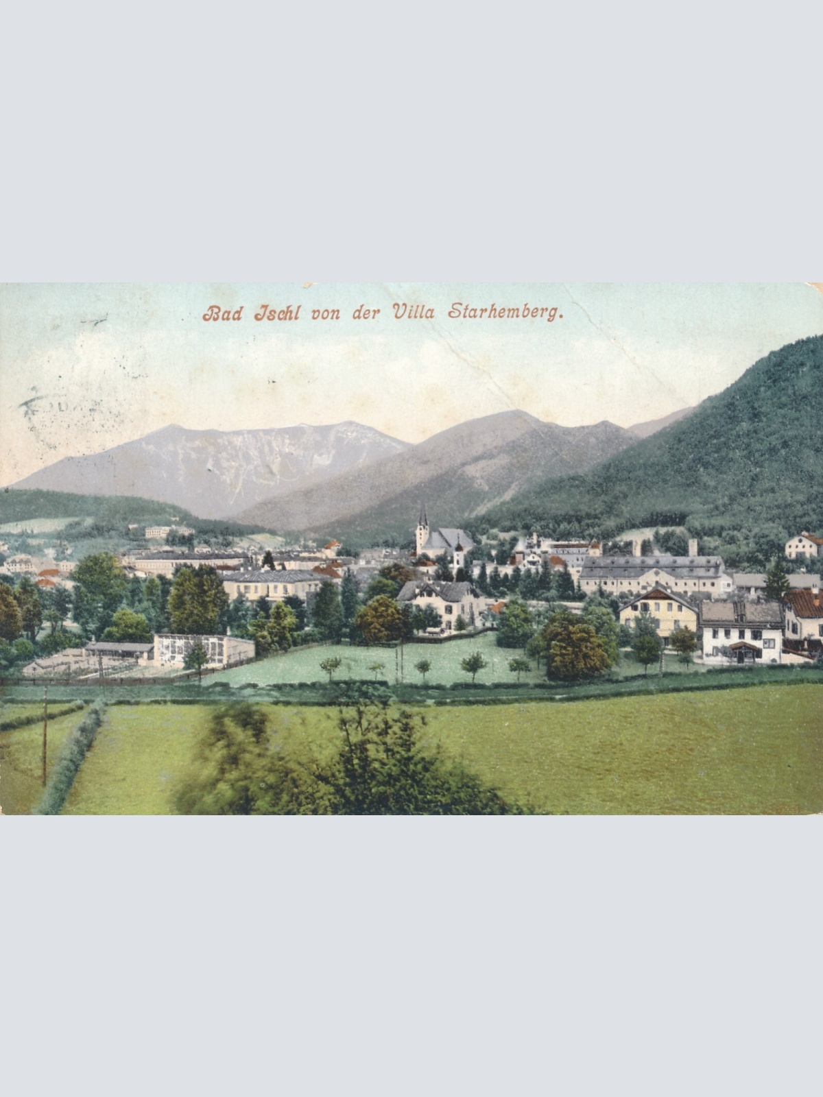 AK aus Bad Ischl von der Villa Starhemberg Oberösterreich (7466)