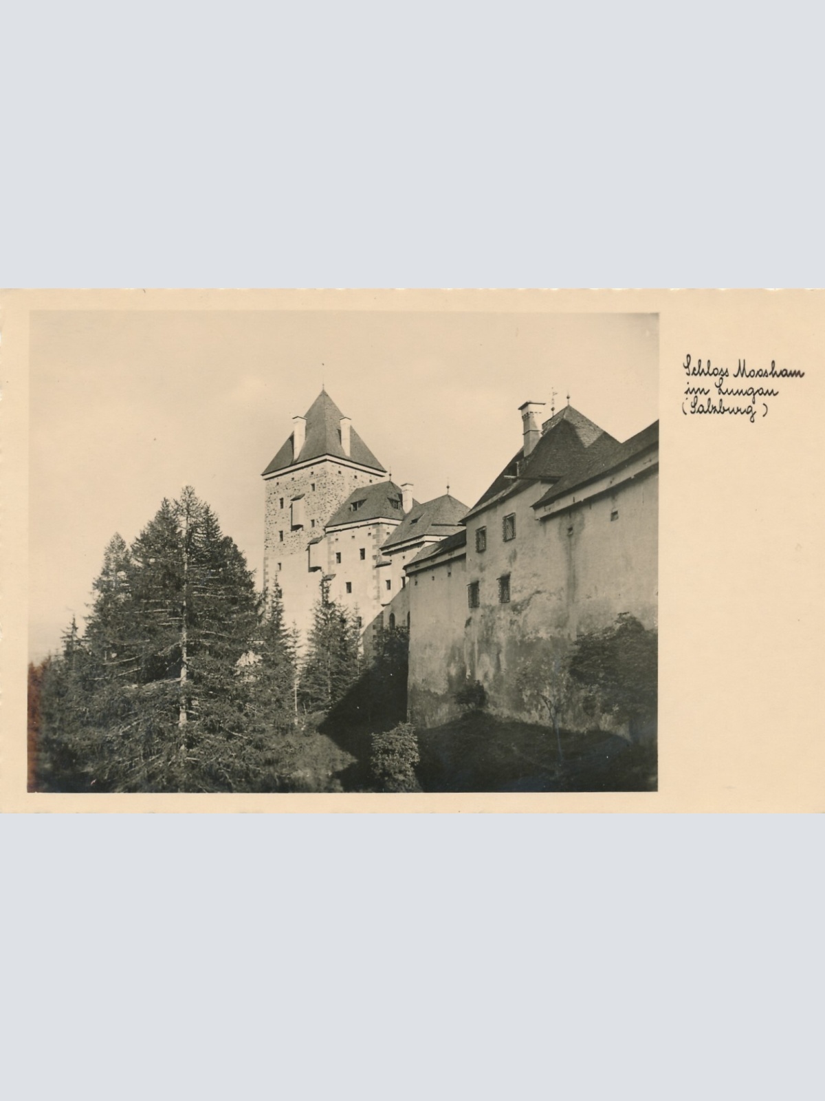 AK vom Schloss Moosham Salzburg (7477)