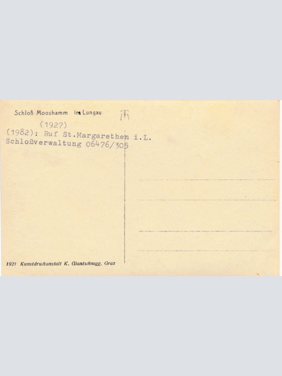 AK vom Schloss Moosham im Lungau Salzburg (7478)