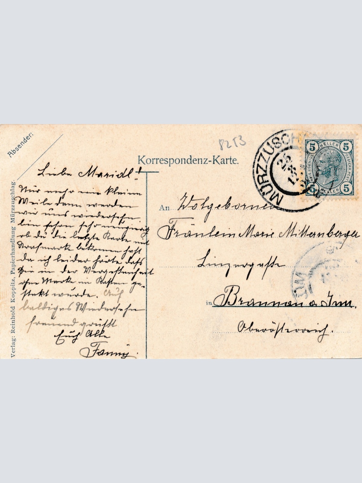 AK aus Mürzzuschlag Steiermark (7048)