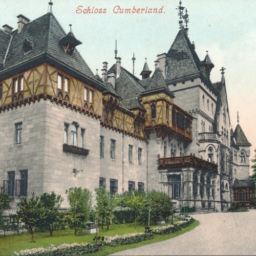 AK aus Gmunden mit Schloss Cumberland Oberösterreich (7056)