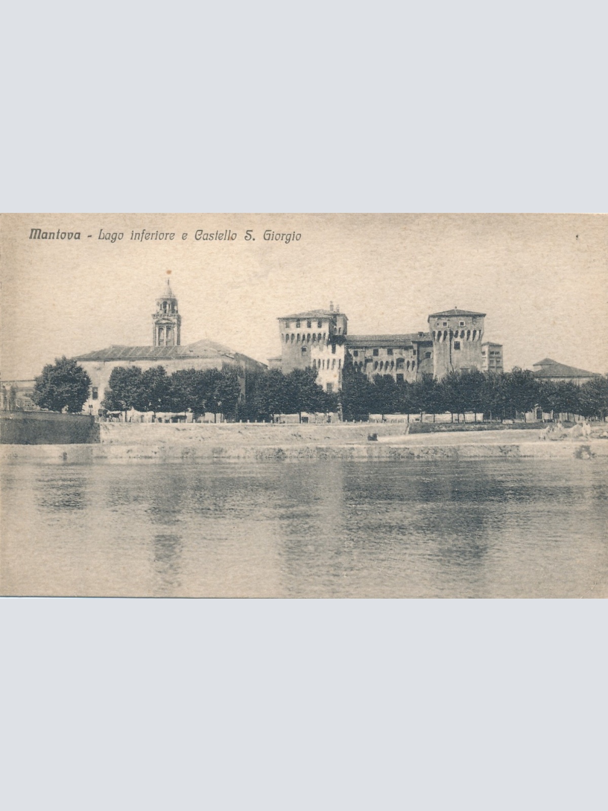 AK aus Mantova mit Castello Italien (7073)