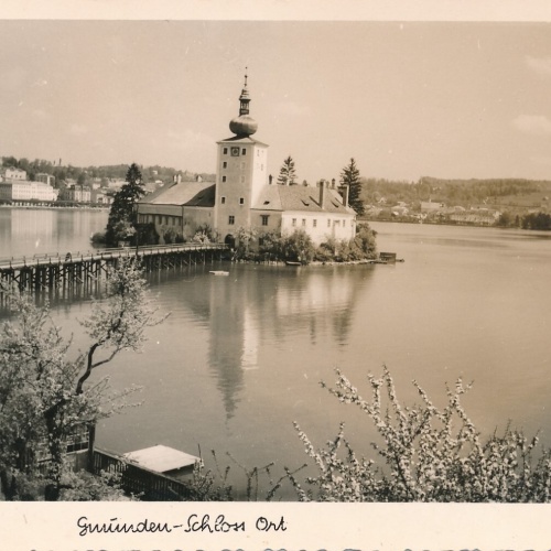 AK aus Gmunden mit Schloß Ort Oberösterreich (7699)
