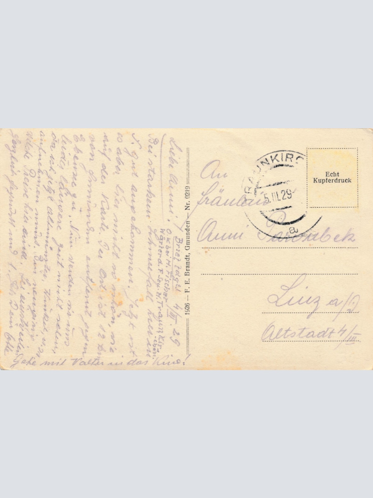 AK aus Traunkirchen Oberösterreich (7681)