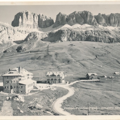 AK aus Passo Pordoi Gruppo Sella Italien (7721)