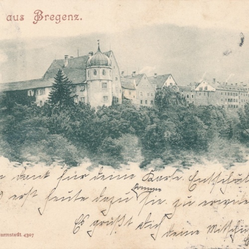 AK gruß aus Bregenz Vorarlberg (7714)