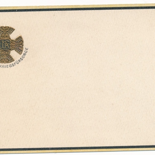 Präge Rot Kreuz Karte Nr.49 Offizielle Kriegsfürsorge (7095)