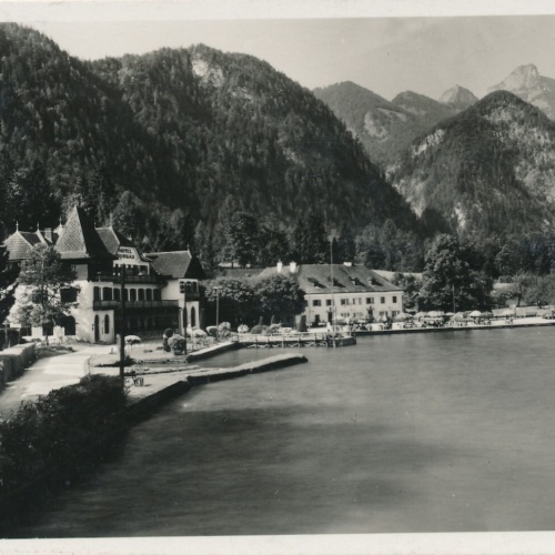 AK am Attersee mit Pension Burgau Oberösterreich (7664)