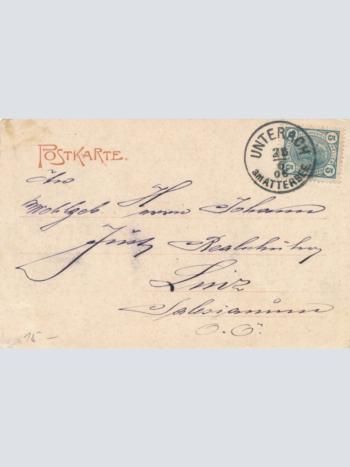 AK aus Unterach am Attersee Oberösterreich (7666)