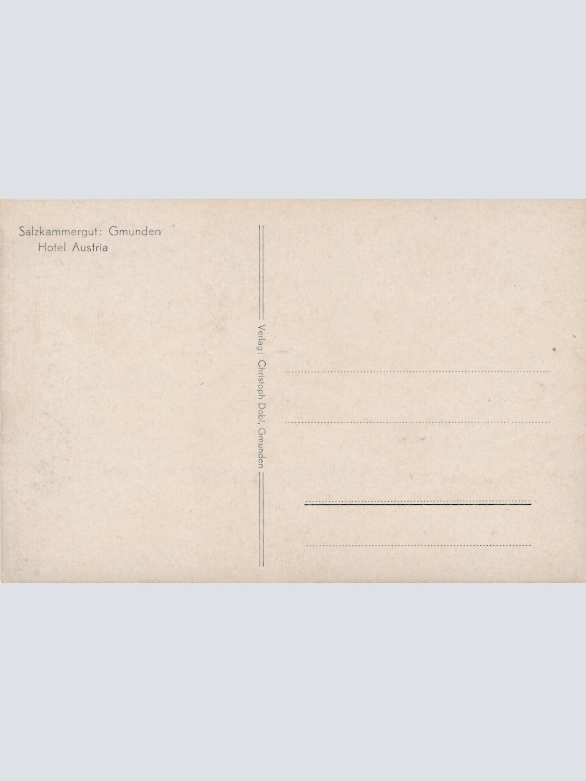 AK aus Gmunden mit Hotel Austria und Dampfer Oberösterreich (7132)