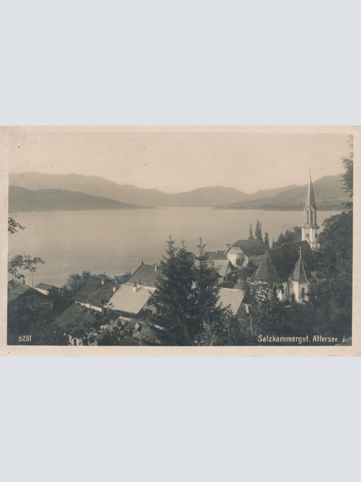 AK aus Attersee Oberösterreich (7651)