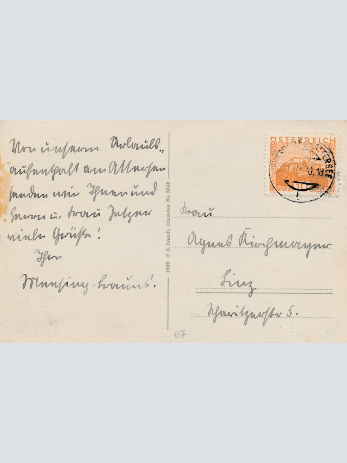 AK aus Nussdorf am Attersee Oberösterreich (7654)