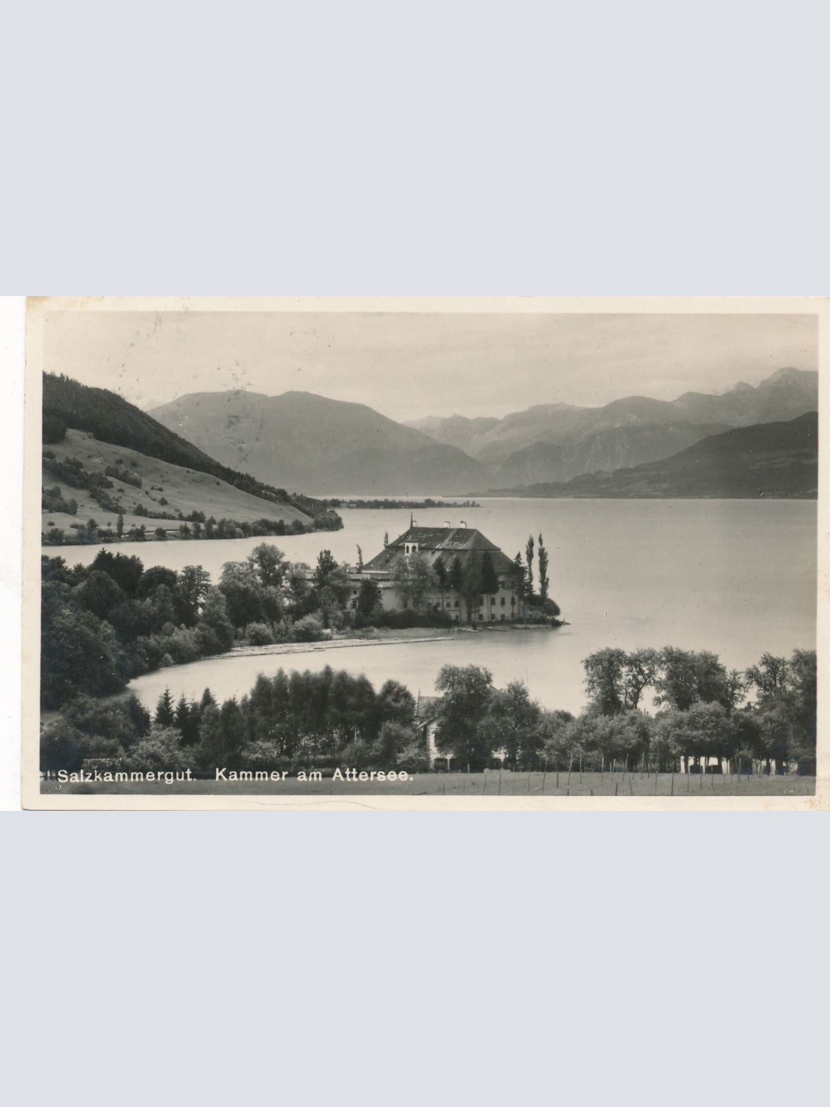 AK aus Kammer am Attersee mit Schloss Oberösterreich (7658)