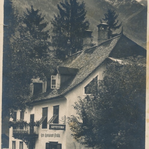 AK aus Fulpmes mit Cafe Stubai Tirol (7114)