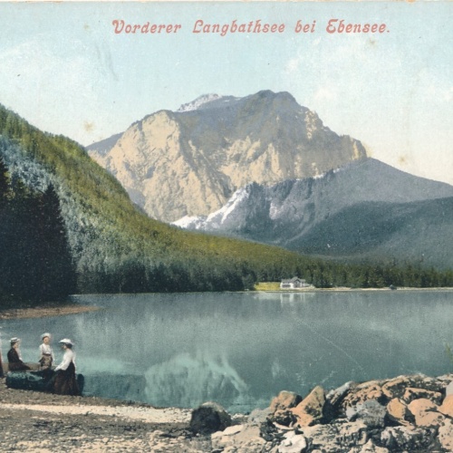 AK, Vorderer Langbathsee bei Ebensee, Oberösterreich (S2105)
