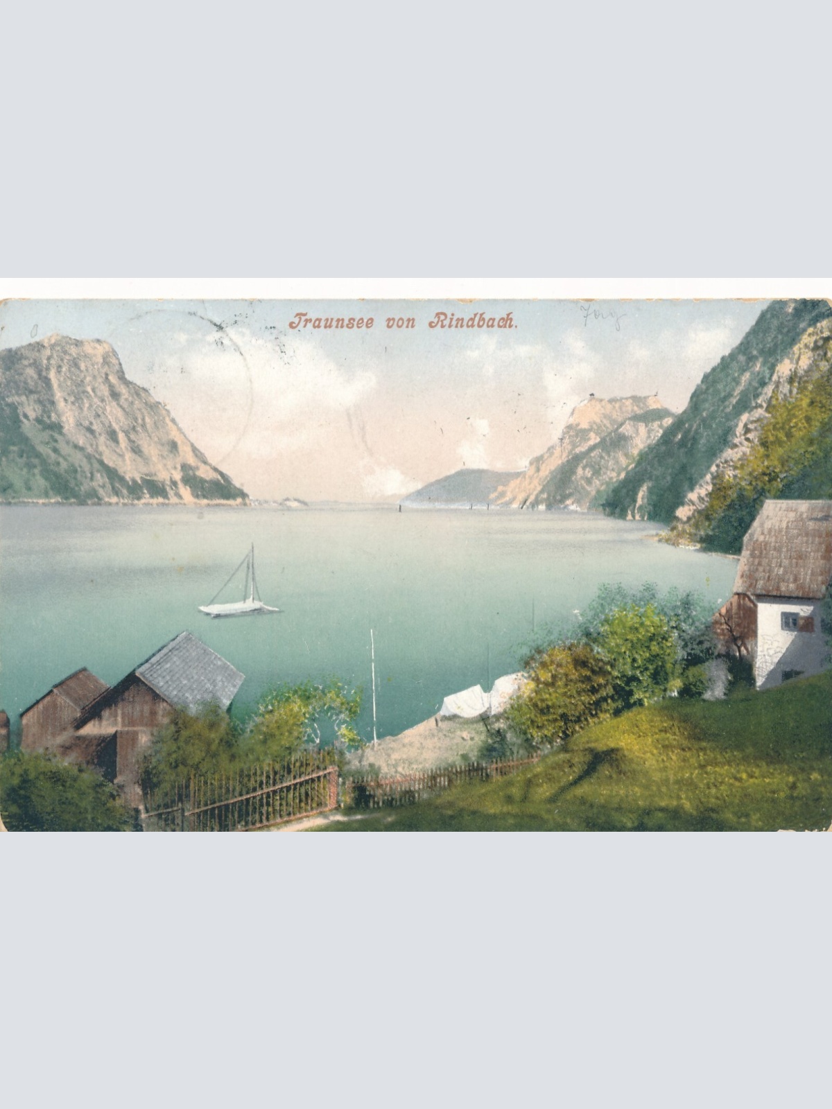 AK, Traunsee von Rindbach, Oberösterreich (S2099)