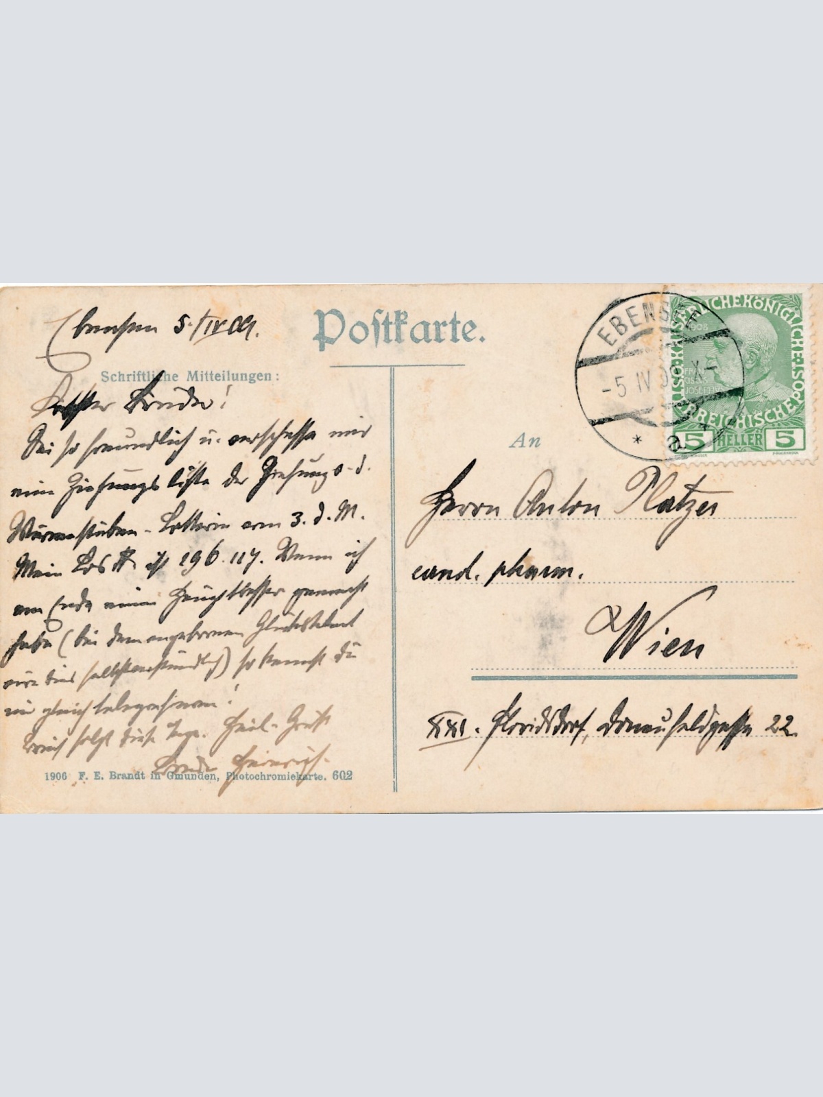 AK, Traunsee von Rindbach, Oberösterreich (S2099)