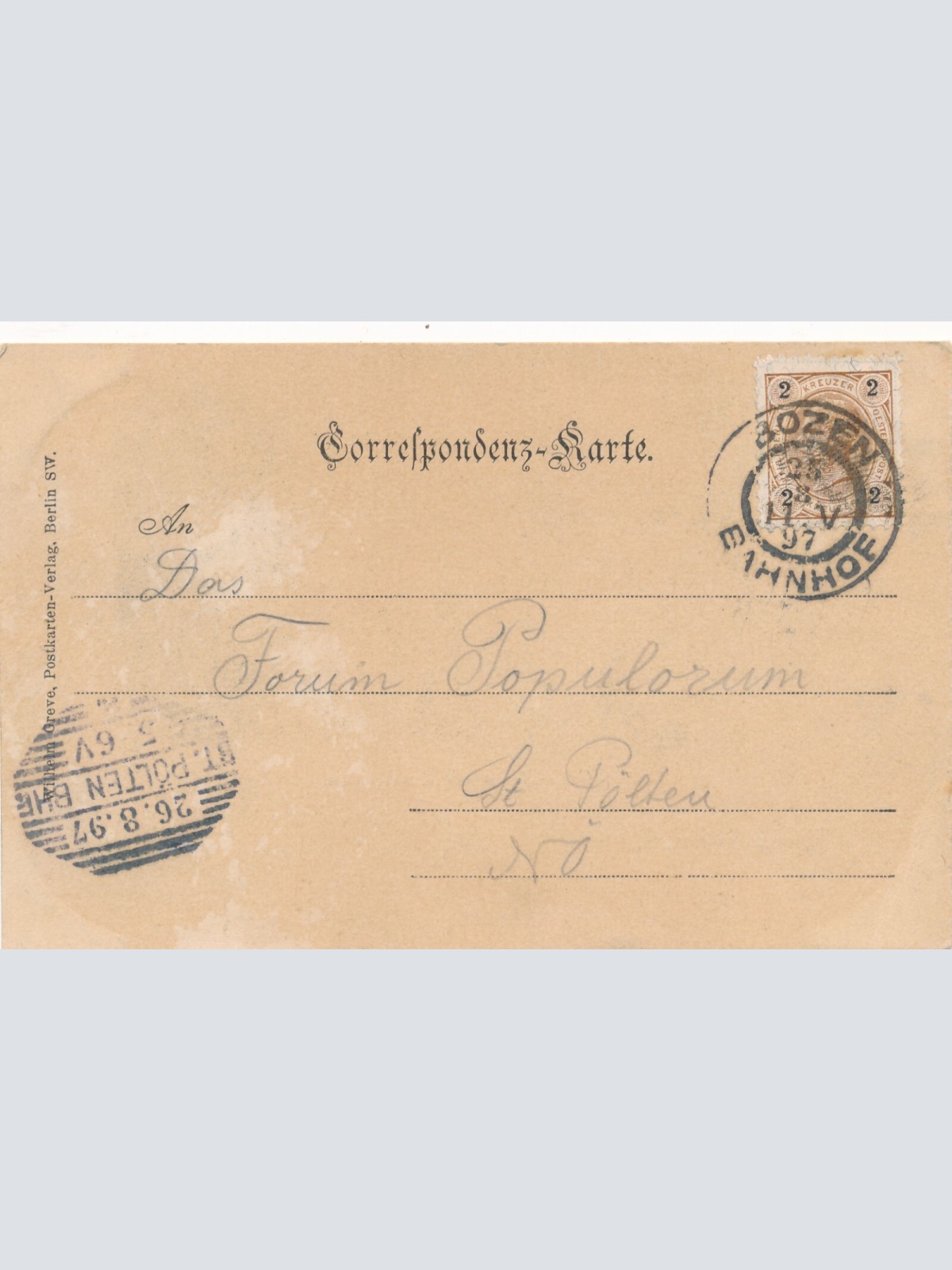 AK gruß aus Bozen - Gries mit Rosengarten Italien (7745)