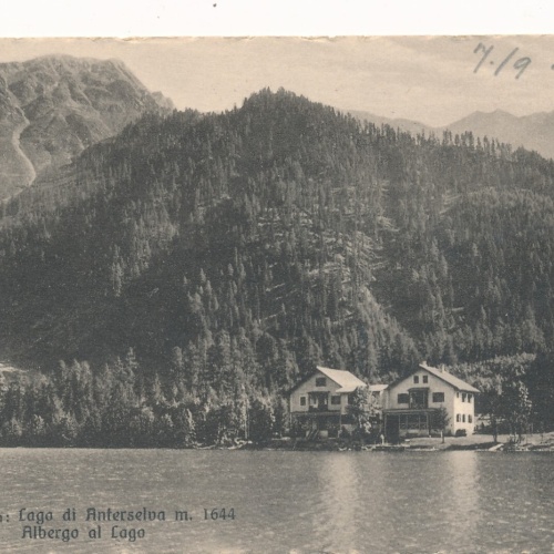 AK aus Lago di Anterselva Albergo al Lago Italien (7764)
