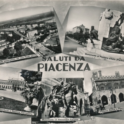 AK aus Piacenza Mehrbildkarte Italien (7754)