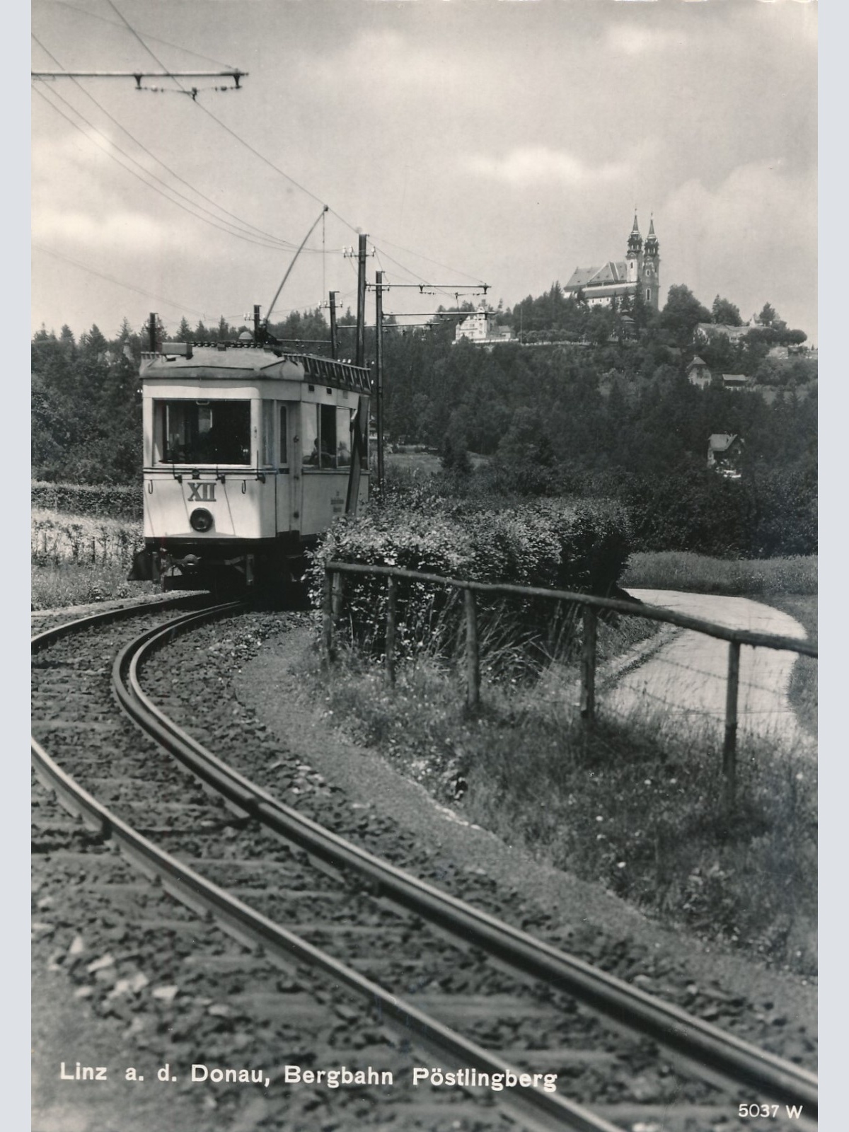 AK, Linz an der Donau, Pöstlingberg, Bergbahn Oberösterreich (S2047)