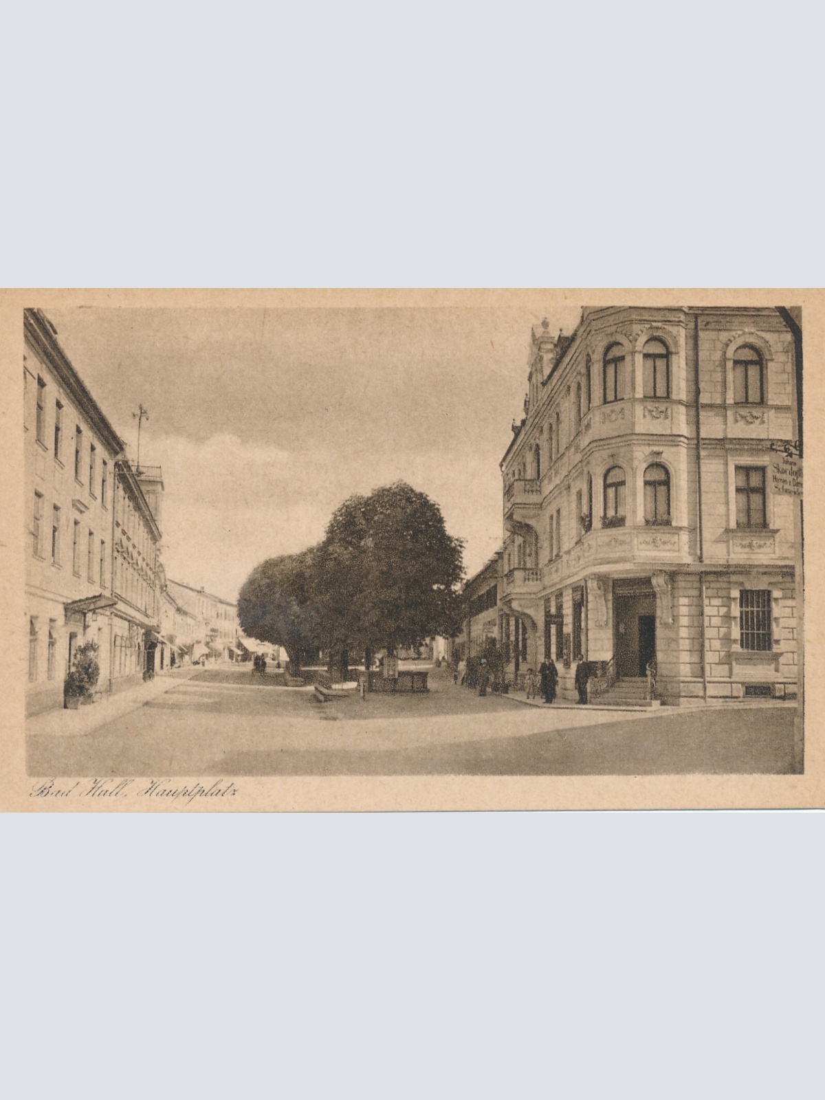 AK aus Bad Hall Hauptplatz Oberösterreich (7591)