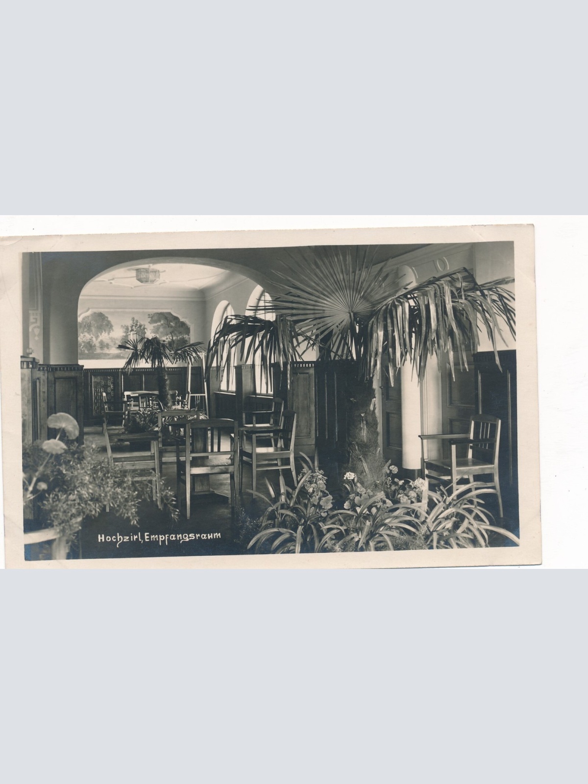 AK aus Hochzirl Empfangsraum Tirol (7911)