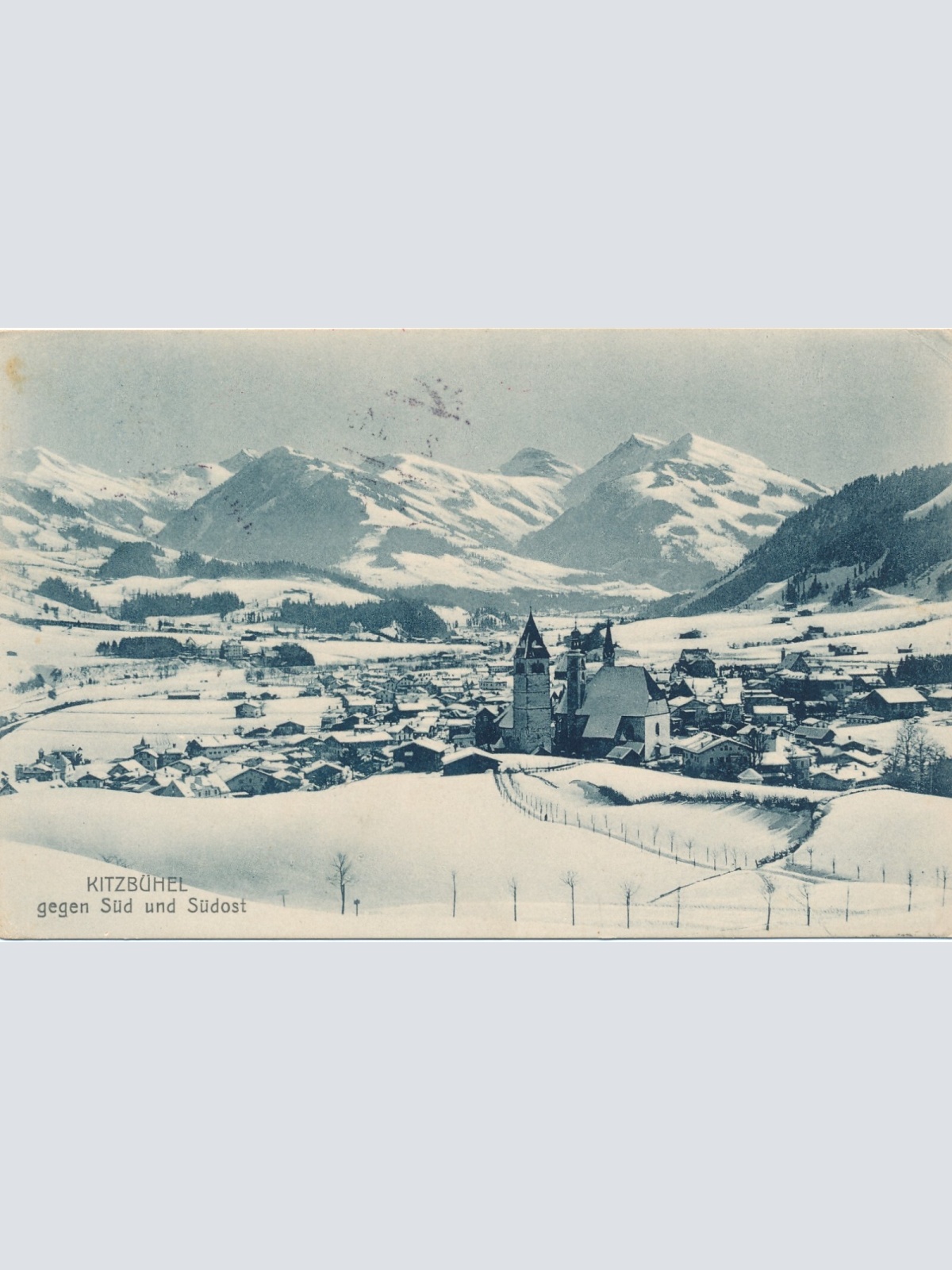 AK aus Kitzbühel im Winter Tirol (7949)