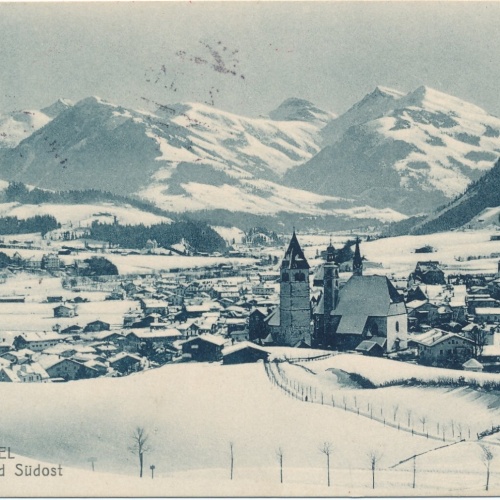 AK aus Kitzbühel im Winter Tirol (7949)