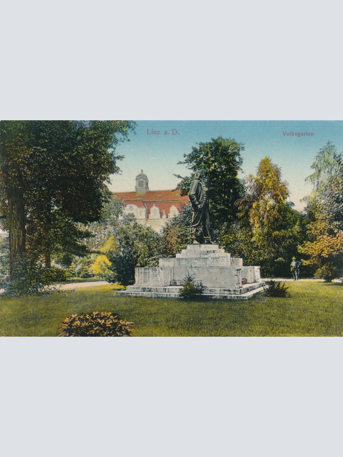 AK aus Linz an der Donau Volksgarten Oberösterreich (7619)