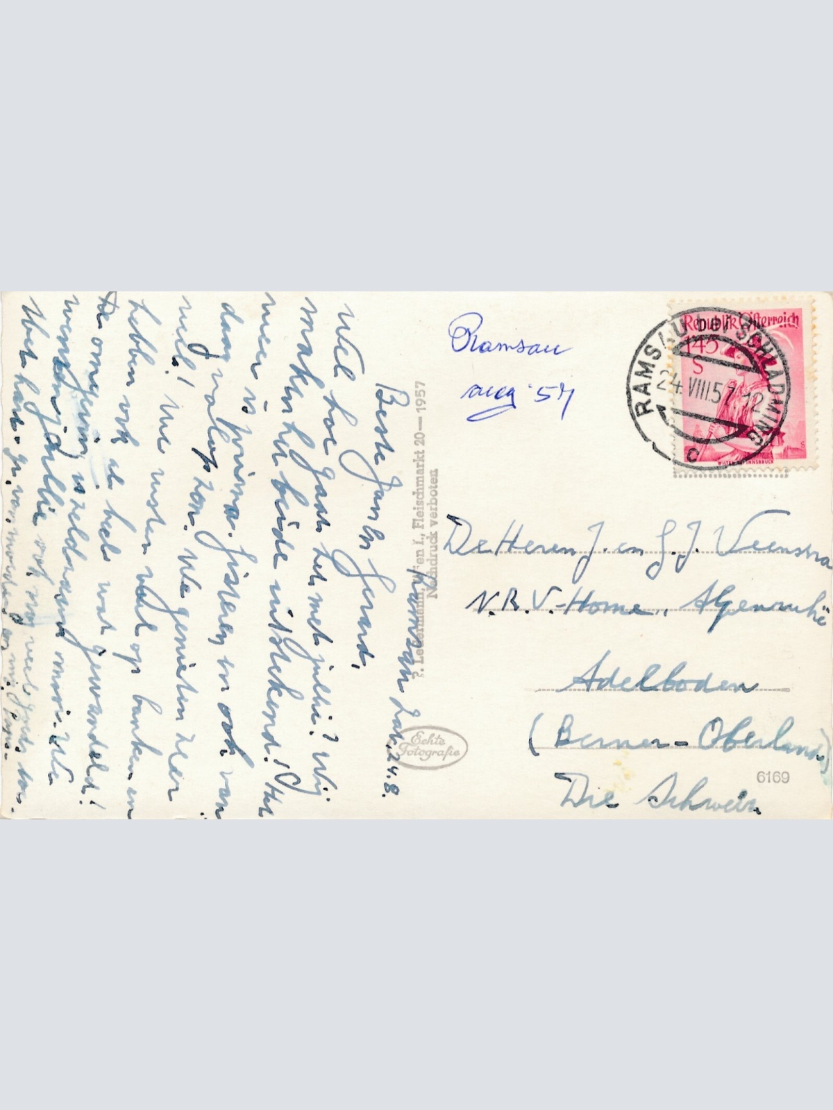 AK aus Ramsau - Kulm mit Haus Dounik Steiermark (7521)